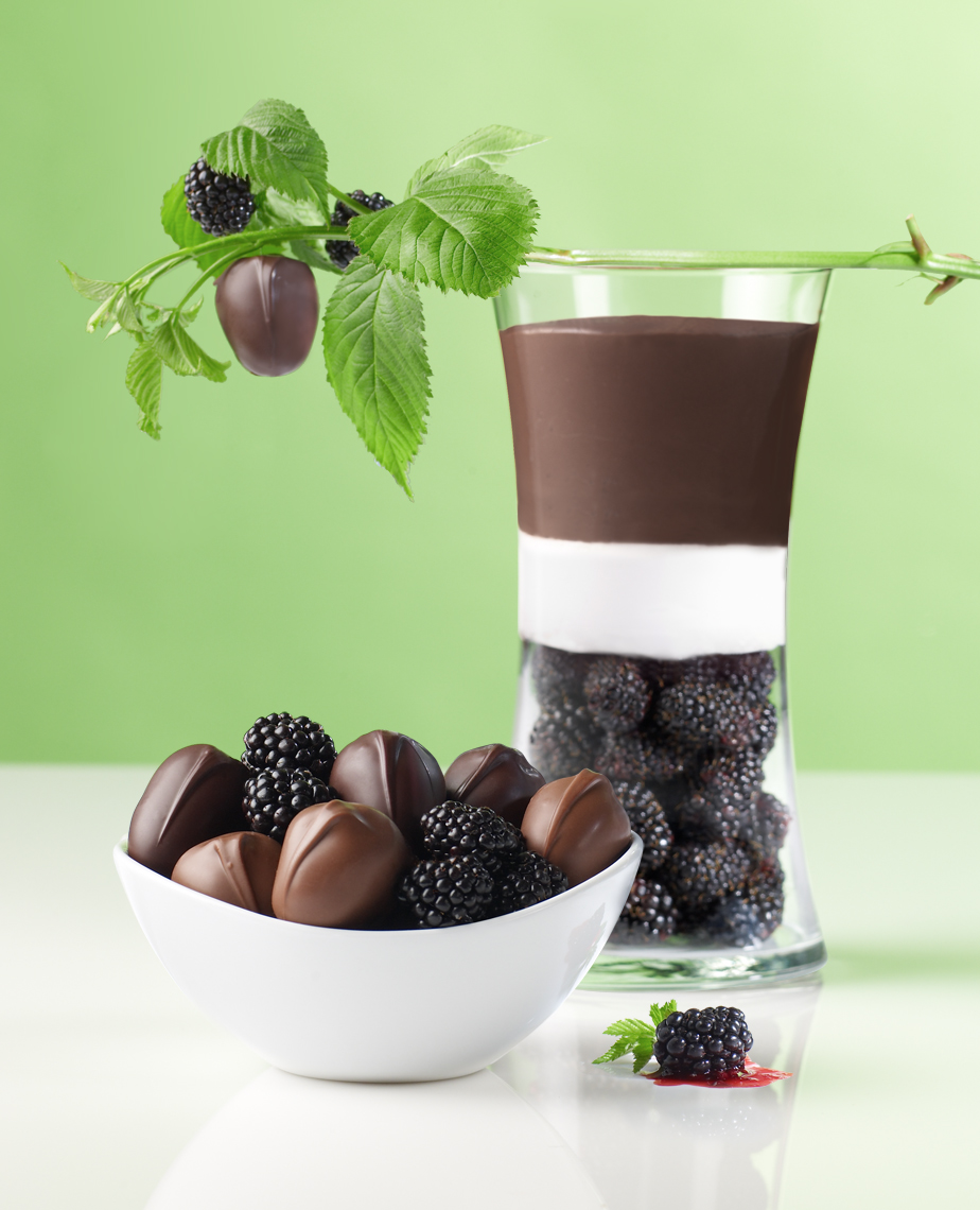 Chocolate covered blackberries